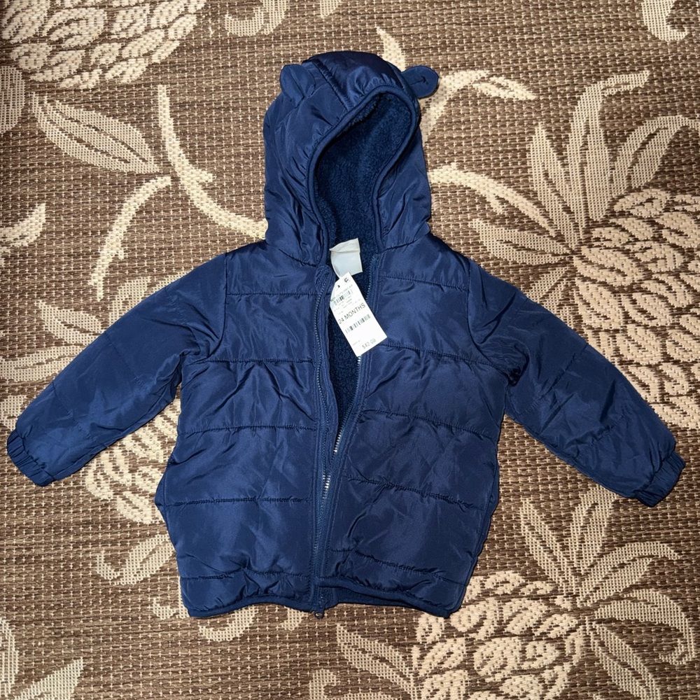 First Impressions Navy Puffer Jacket